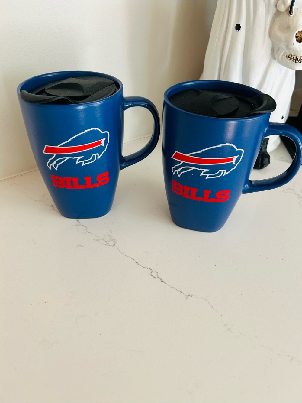 Buffalo Blue Travel Mugs set - Official Team Logo
